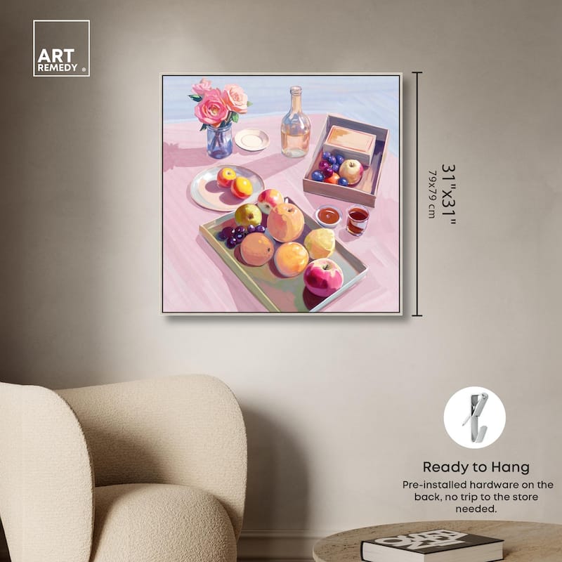 Fresh Fruits Canvas by Art Remedy