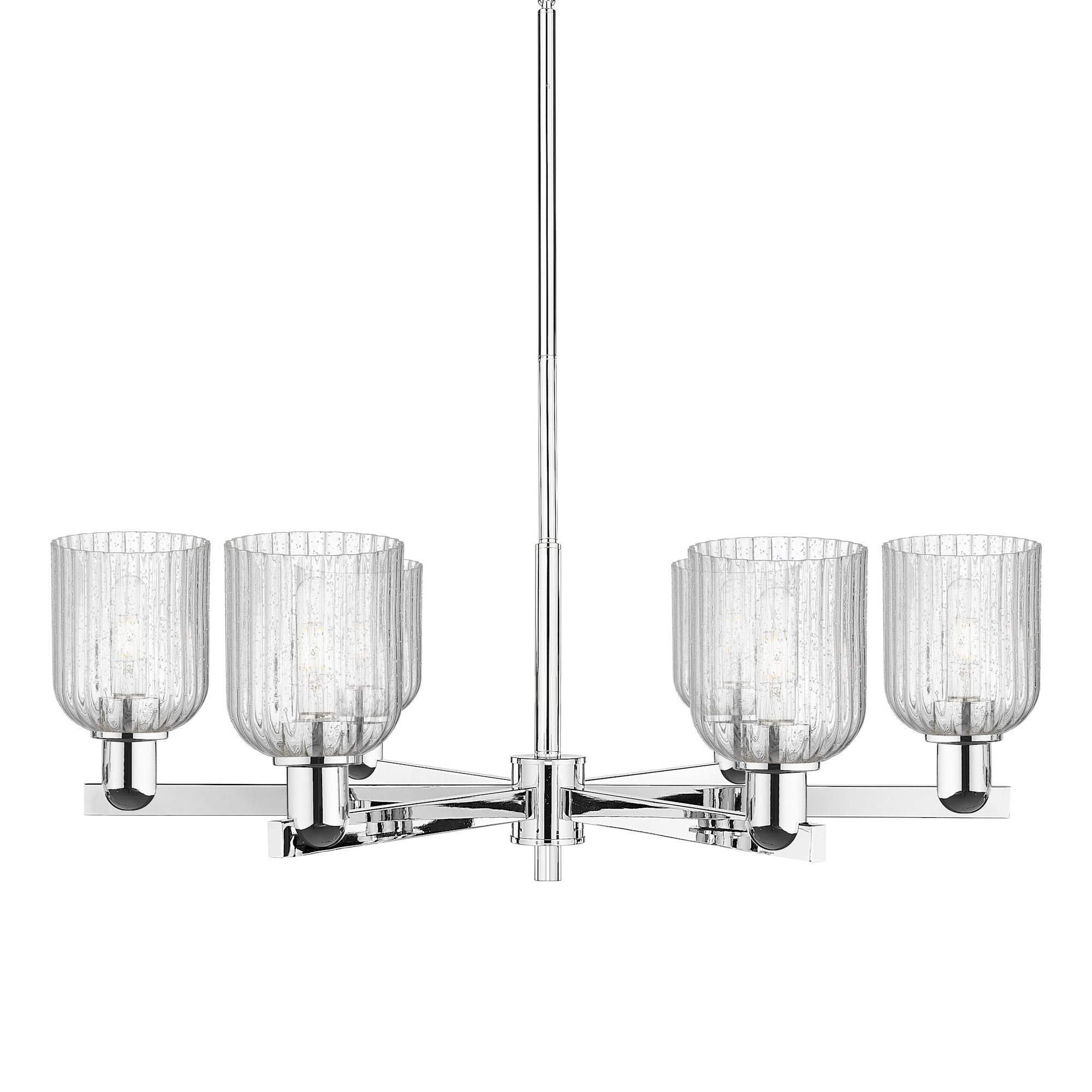 Innovations Lighting 716-6CR-11-35 Bridal Veil Chandelier Bridal Veil