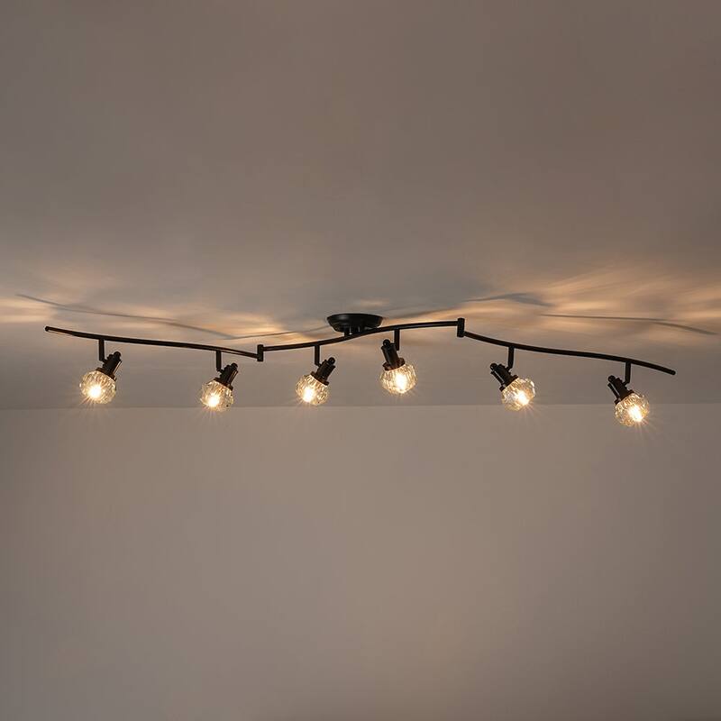 Versatile Adjustable Crystal Track Light Linear Island Spotlight