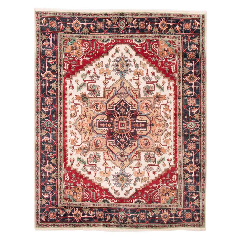 ECARPETGALLERY Hand-knotted Serapi Heritage Cream Wool Rug - 8'0 x 10'3