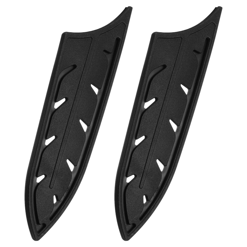 2Pcs Knife Cover Sleeves Knife Edge Guards Blade Protector for 6" Ceramic Knife - Black