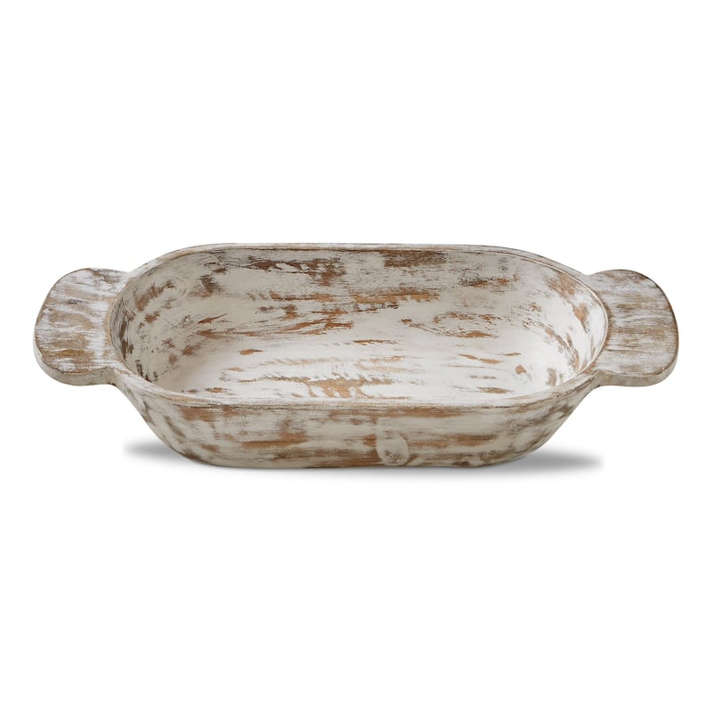 Watermill Dough Bowl Antique White