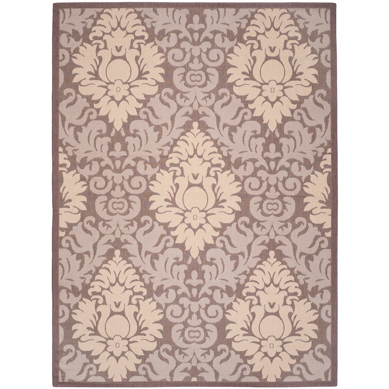 SAFAVIEH Courtyard Willene Boho Indoor/ Outdoor Waterproof Patio Backyard Rug