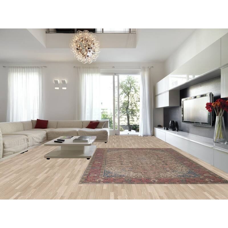Tabriz Persian Vintage Area Rug Hand-knotted Wool Carpet - 8'10" x 12'10"