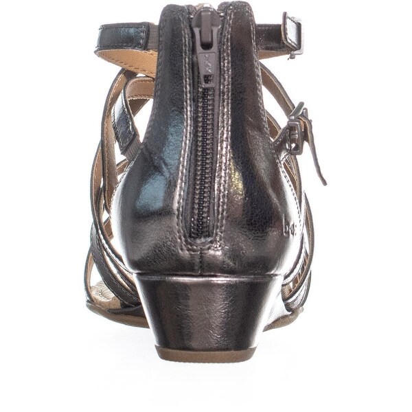 pewter gladiator sandals