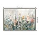 preview thumbnail 1 of 9, Rustic Garden by Danhui Nai Framed Canvas Wall Art Print - Sylvie Greywash 33 x 23 in - Plastic - Grey