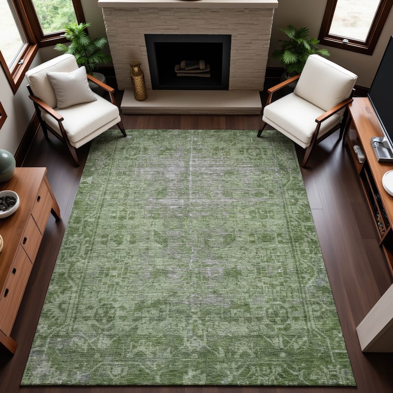 Premium Washable Super Soft Vintage Traditional Mayfield Rug