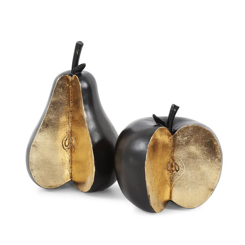 Gilded Pear - 16.5H x 6.3/4W x 9.1/4D
