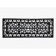 preview thumbnail 1 of 30, A1HC First Impression Natural Rubber Durable Attractive Entry Doormat 18"X48" - Black Paisley