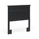 preview thumbnail 1 of 9, Tisc Casual Black Twin Solid Wood Headboard by Furniture of America