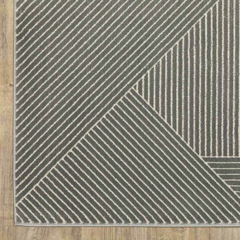Style Haven Ripley Modern Geometric Mixed Pile Area Rug