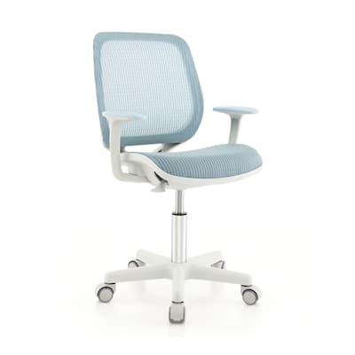 Swivel Mesh Children Computer Chair with Adjustable Height - 22.5" x 22.5" x 31.5"