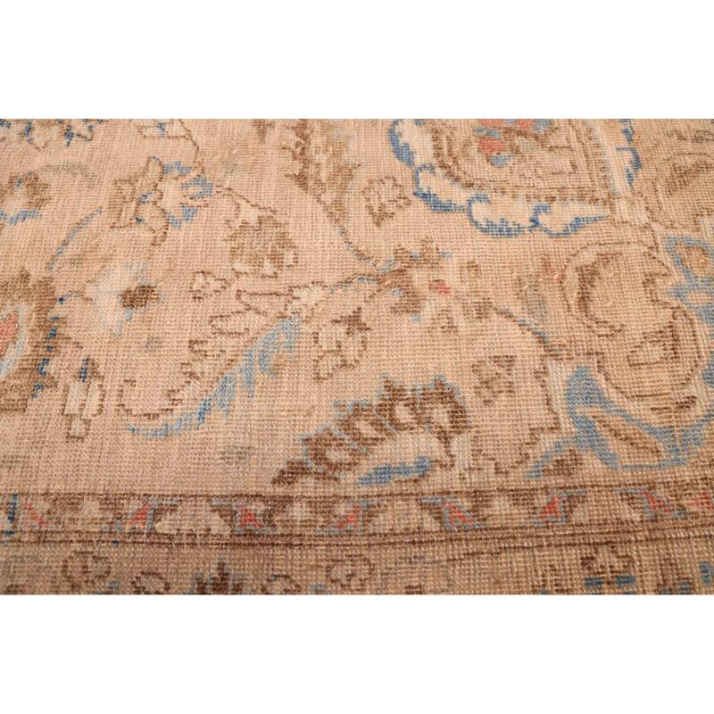 ECARPETGALLERY Hand-knotted Antalya Vintage Tan Wool Rug - 7'0 x 9'7