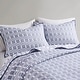 preview thumbnail 20 of 28, Madison Park Raine 3 Piece Reversible Matelasse Coverlet Set