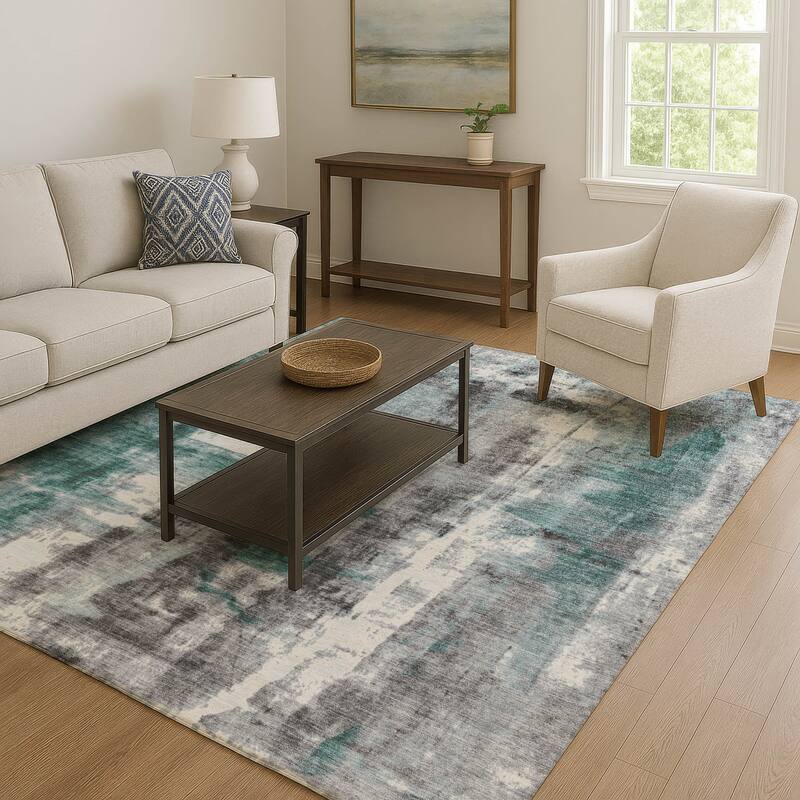 Premium Washable Super Soft Abstract Glam Mayfield Rug