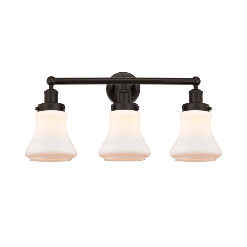 Innovations Lighting 616-3W-10-25 Bellmont Vanity Bellmont 3 Light 25" - Oil Rubbed Bronze / Matte White