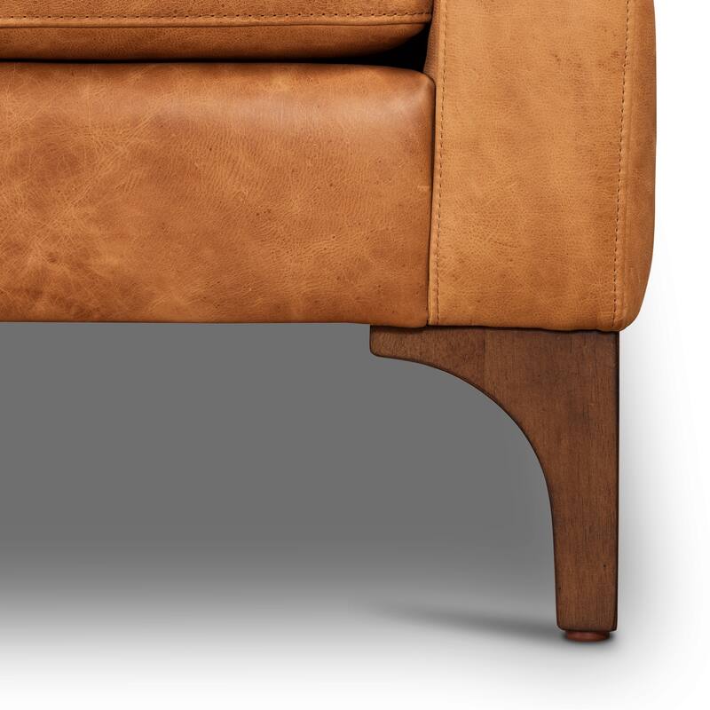 Poly & Bark Sorrento Sectional - Genuine Italian Leather