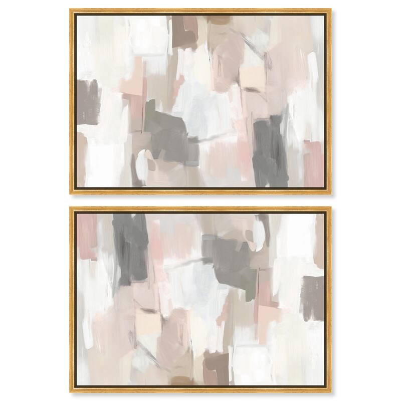 Cobblestone Dreams Canvas by Art Remedy - 30" x 36" - Silver