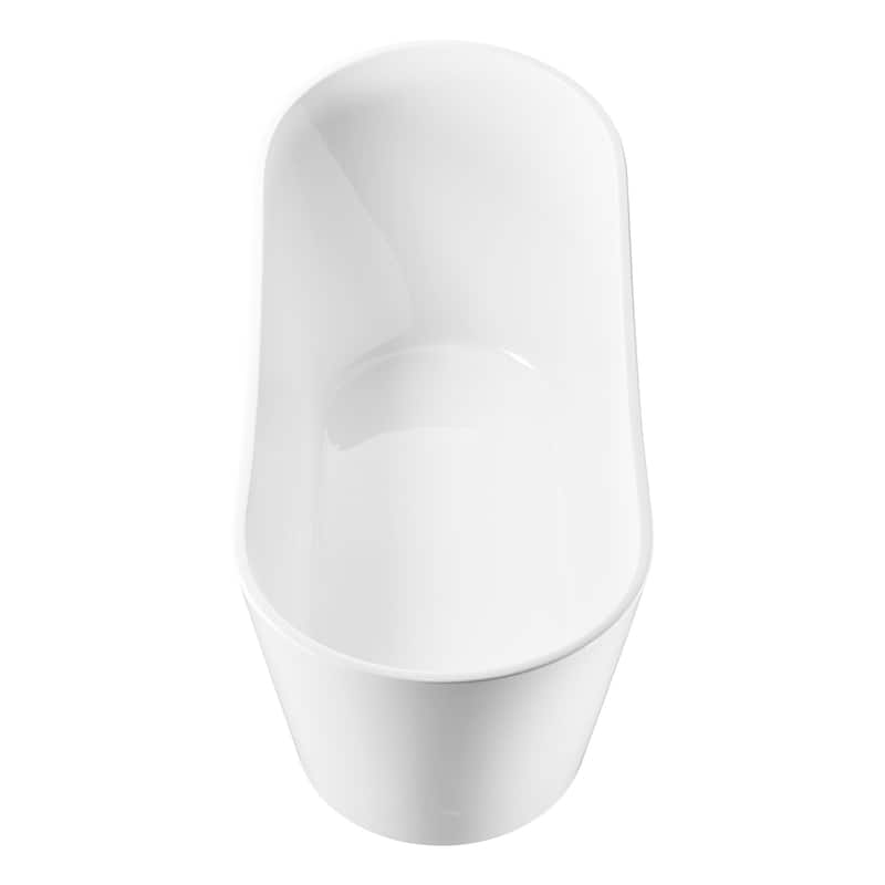 Freestanding Pure Acrylic Sheet Bathtub With Drainage and Overflow