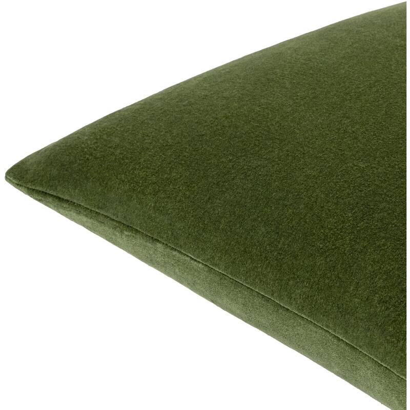 Artistic Weavers Deveron Cotton Velvet Solid Throw Pillow