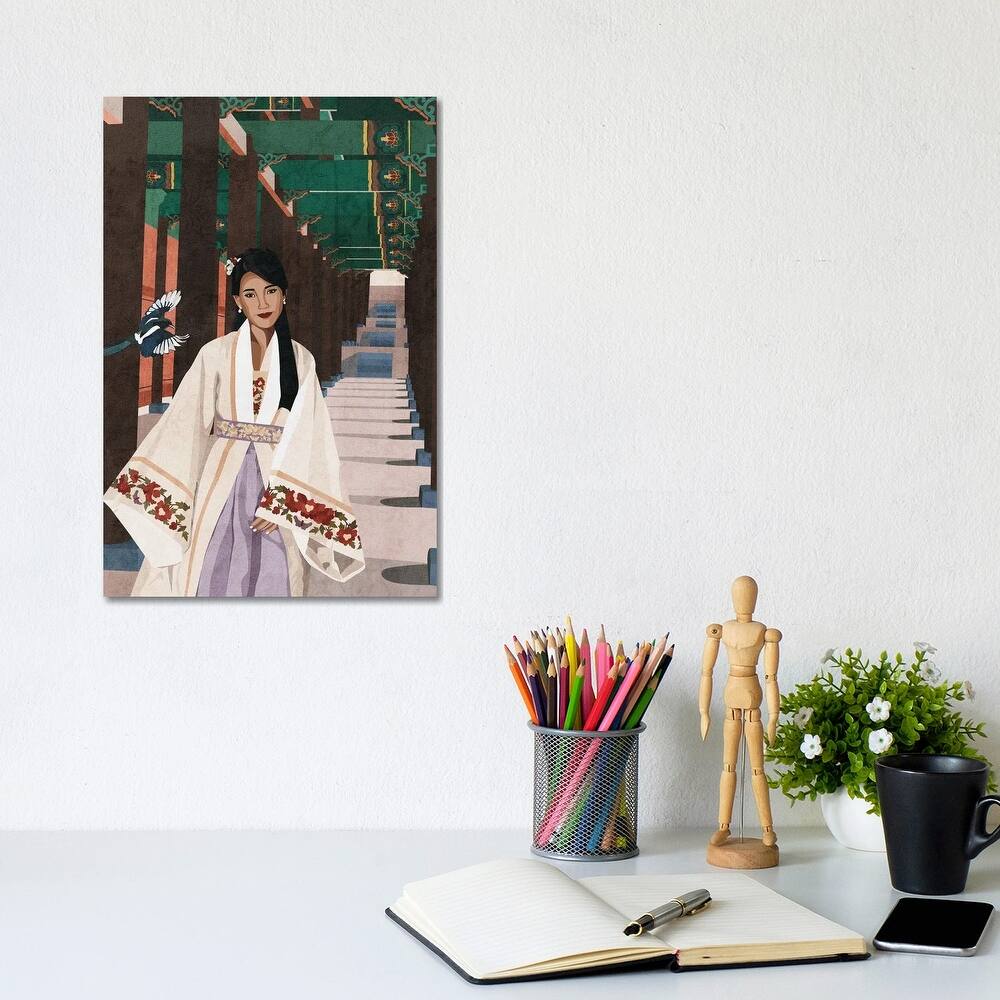 iCanvas "Korean Beauty - Hanbok" by Phung Banh Canvas Print