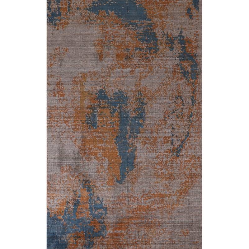 Abstract / Modern Area Rug Hand-Knotted Wool Carpet - 5'2" x 8'3"