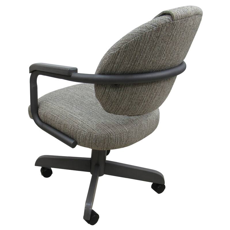 Swivel Tilt Kitchen Caster Chair with Wheels M-79 - 18 inch Seat