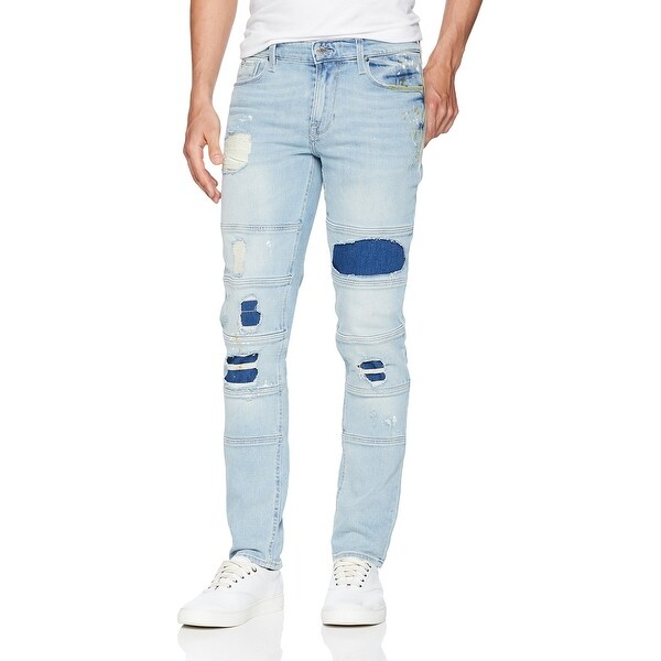 guess black ripped jeans
