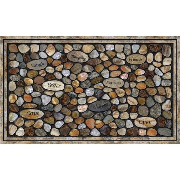 Apache Mills 60-771-5404-02200036 Buymats Inspirational Rocks Tiretuff Masterpiece 22 x 36 Mat