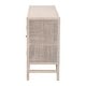 preview thumbnail 17 of 22, Vivan Natural Rattan Storage Cabinet - 3-Drawer Handwoven Wicker Accent Cabinet with Interior Shelving and Elevated Base
