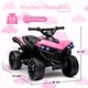 preview thumbnail 2 of 16, Kids ATV 4 Wheeler Quad Electric Vehicles with LED Lights Music