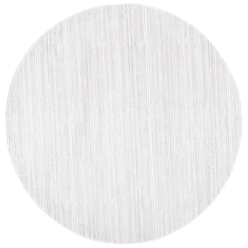 SAFAVIEH Vision Sunanda Modern Ombre Tonal Rug - 5' Round - Ivory Grey