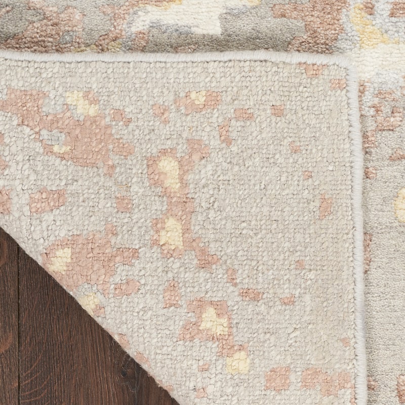 Nourison Silk Shadows Knotted Contemporary Abstract Area Rug
