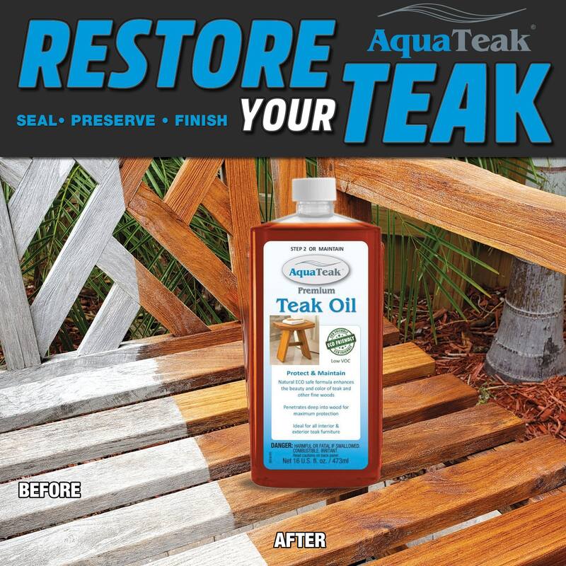 AquaTeak Premium Teak Oil - Teak Oil