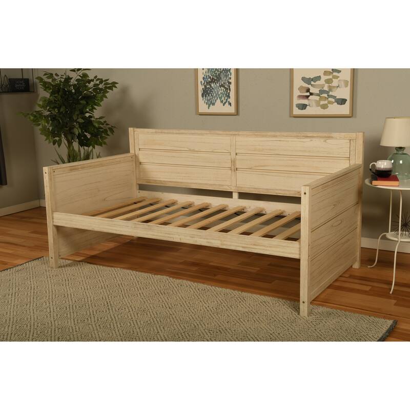 Somette Marisa Daybed Frame (Mattress Not Included) - Weathered White