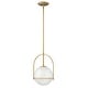 preview thumbnail 3 of 3, Hinkley Somerset 1-Light Pendant in Heritage Brass