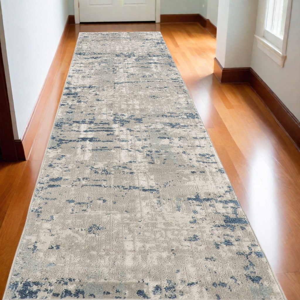 Loyaj Power Loomed Abstract Modern Durable Area Rug By HomeRoots