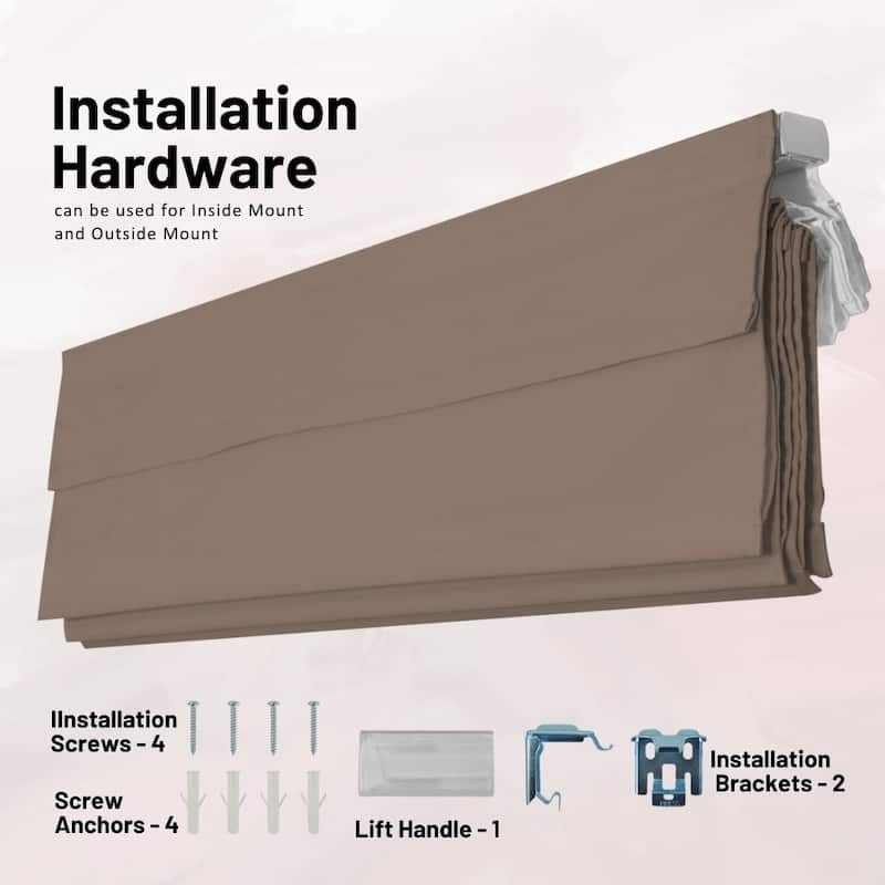 CHICOLOGY Cordless Roman Shades, Privacy Window Blinds for Home