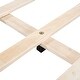 preview thumbnail 10 of 8, Fairytale & Animals Theme Bed Frame Bear-Shaped Design Grounded Bed with Cute Headboard & Footboard, Suit for Kids - Grey Queen