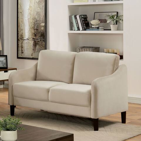 Furniture of America Trapper Contemporary Sloped Arms Loveseat