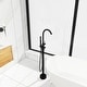 preview thumbnail 5 of 54, Freestanding Double Handle Clawfoot Tub Faucet - 8" x 47"