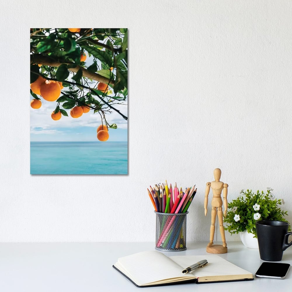 iCanvas "Amalfi Coast Oranges IV" by Bethany Young Canvas Print
