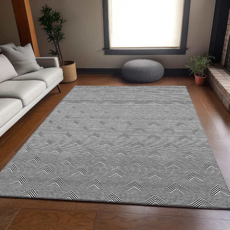 Premium Washable Super Soft Modern Arrow Mayfield Rug