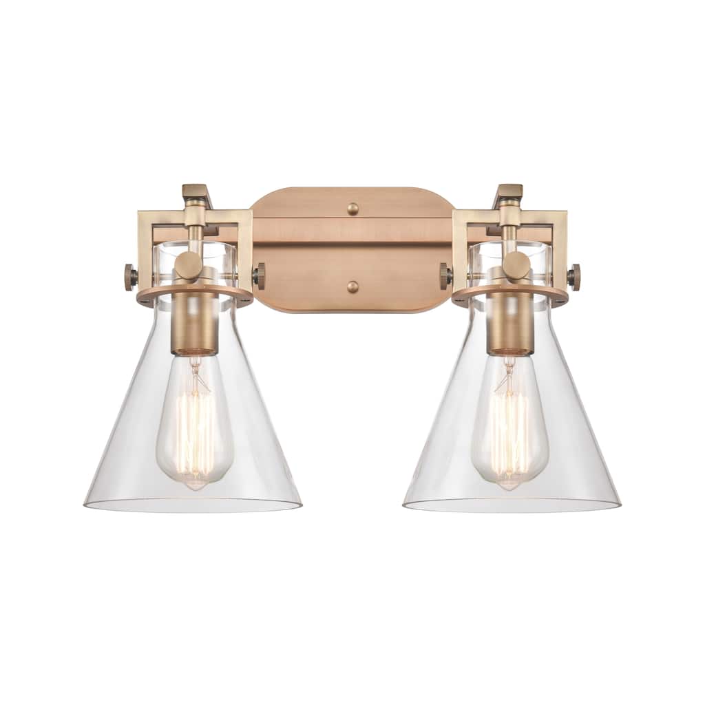 Innovations Lighting Newton Cone 2 Light 17" Bath Vanity Light