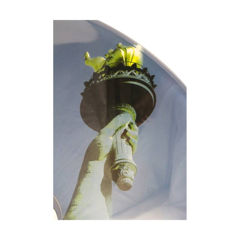 Blue Tempered Glass Vessel Sink Lady Liberty Round Bowl With Drain Renovators Supply