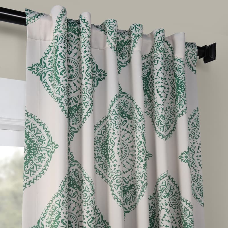 Exclusive Fabrics Henna Room Darkening Curtain Pair (2 Panels)