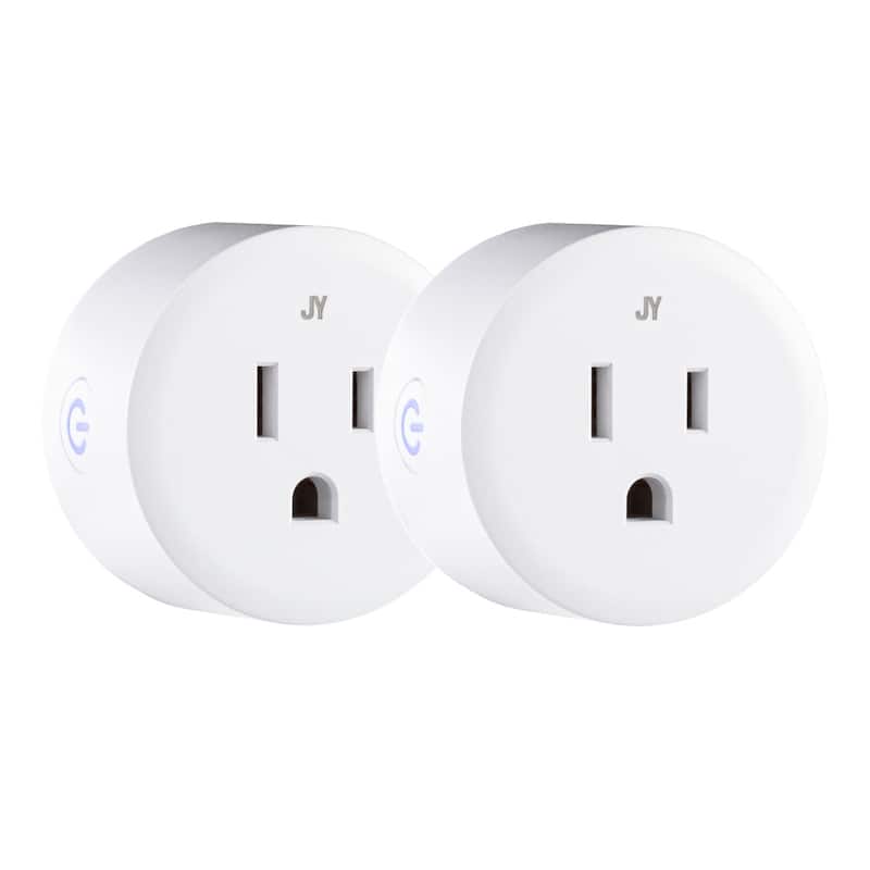 Smart Plug WiFi Remote App Control for Lights & Appliances; No Hub Required by JONATHAN Y