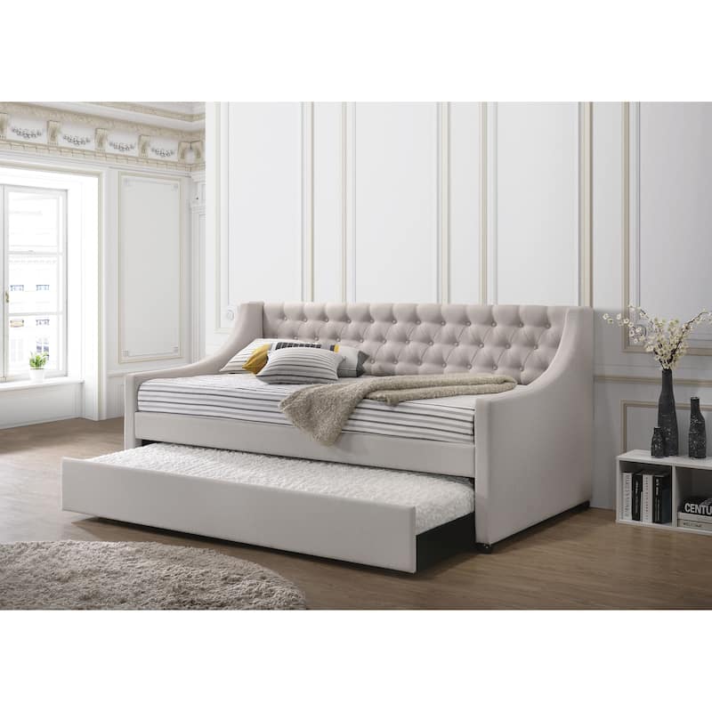 Capitola Fog Upholstered Daybed with Casters