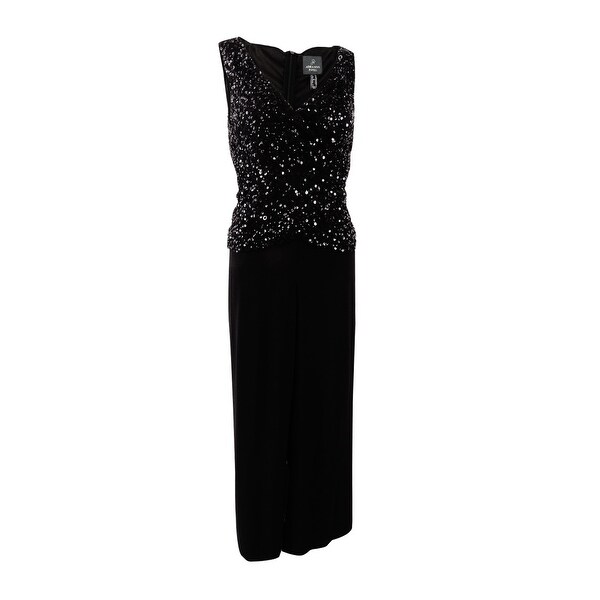 black embellished jumpsuit