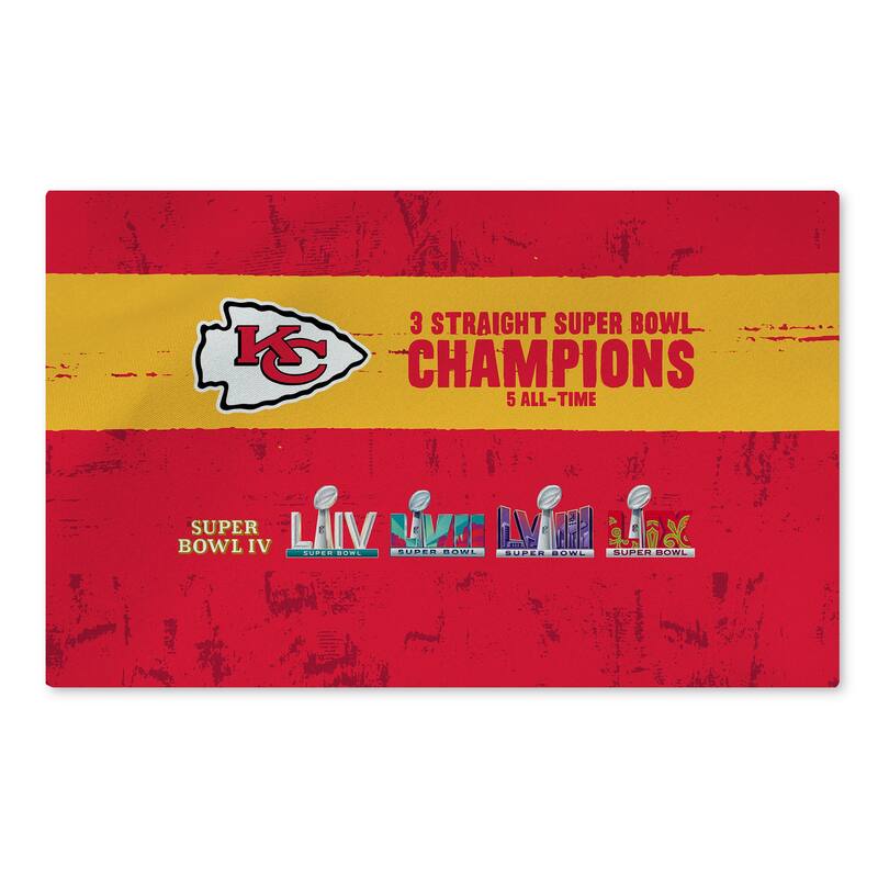 NFL Super Bowl Champs Washable Rug